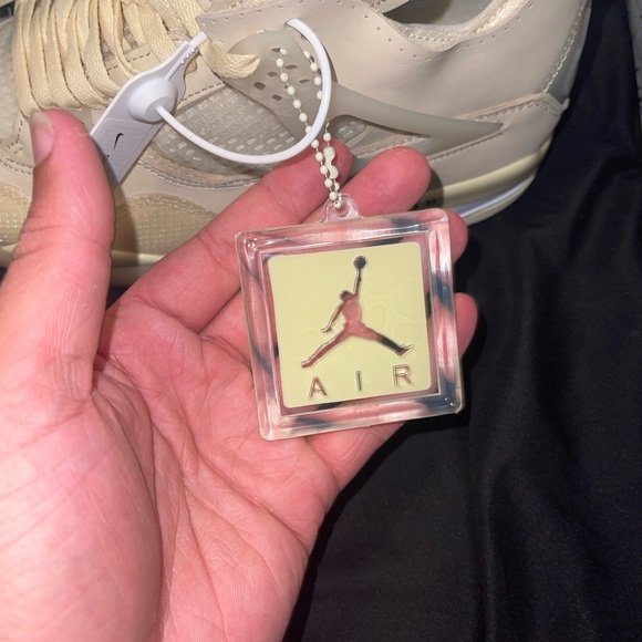 Jordan 4 Off White “Sail” SIZE 10 DEADSTOCK NEVER WORN STOCK X VERIFIED - Picture 6 of 8